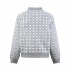 2026 Women's GS Plaid Sweater Coat (DD191)