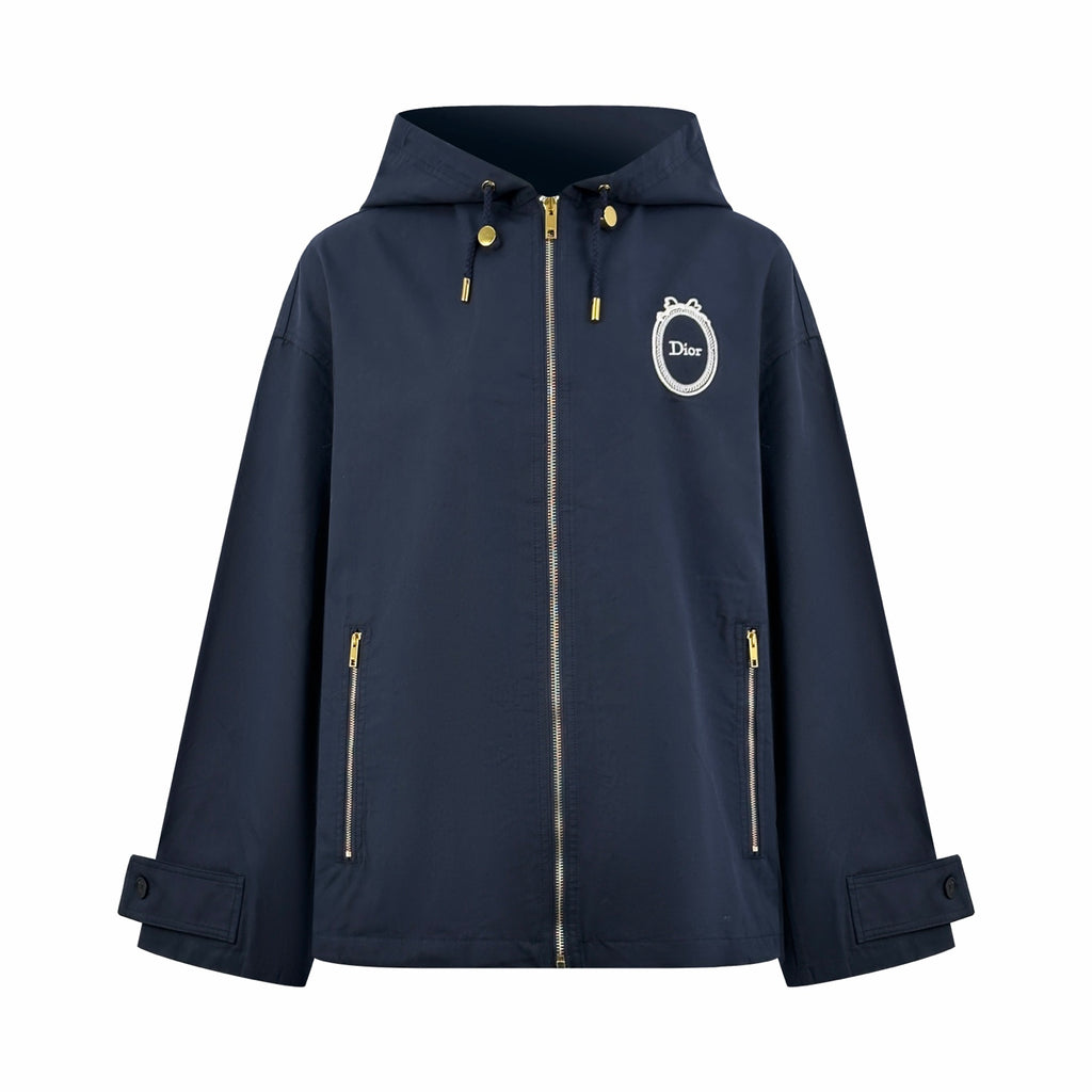 2026 Women's GS Embroidered Hooded Jacket (DD173)