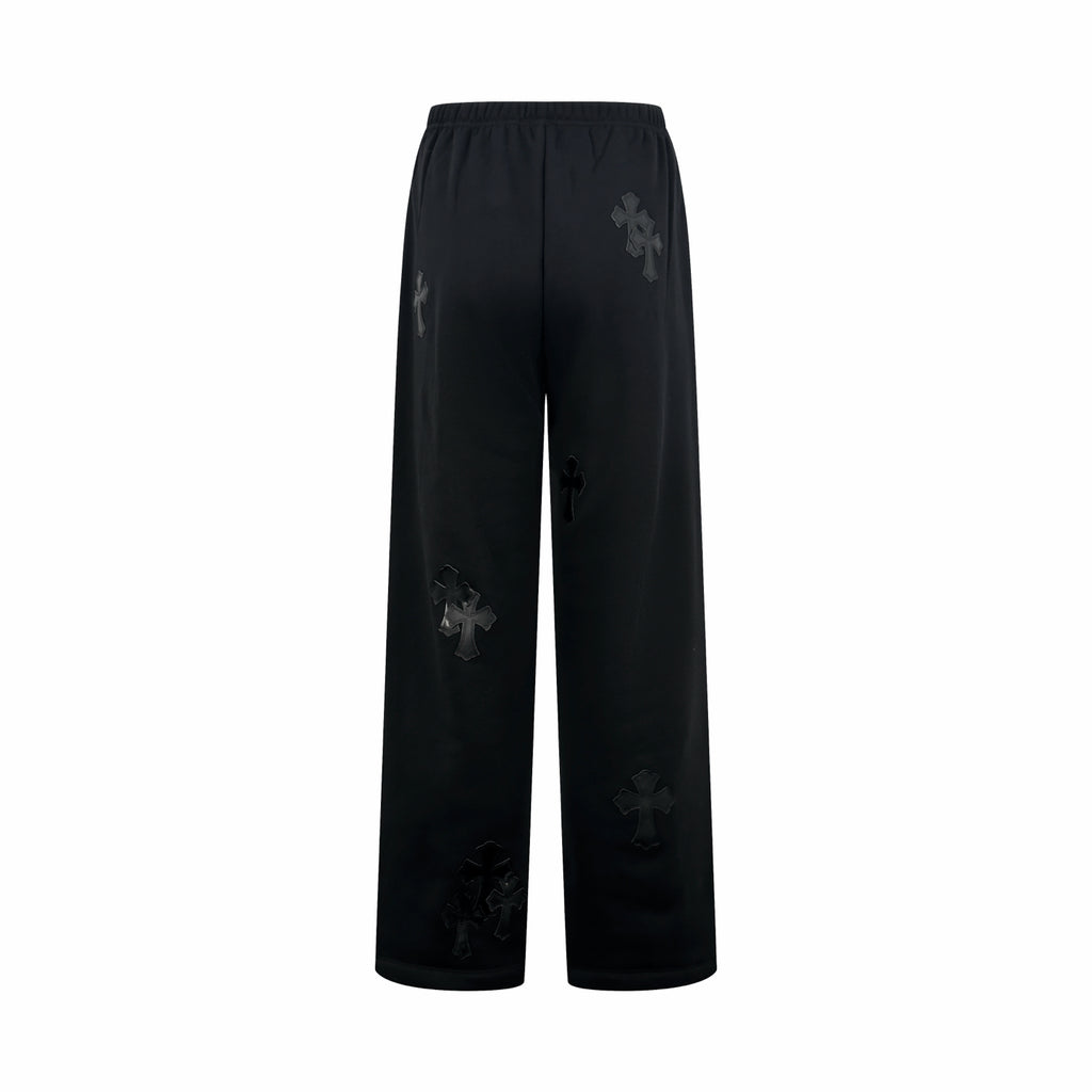 2026 Women's GS Cross Leather Patch Pants (FF810)