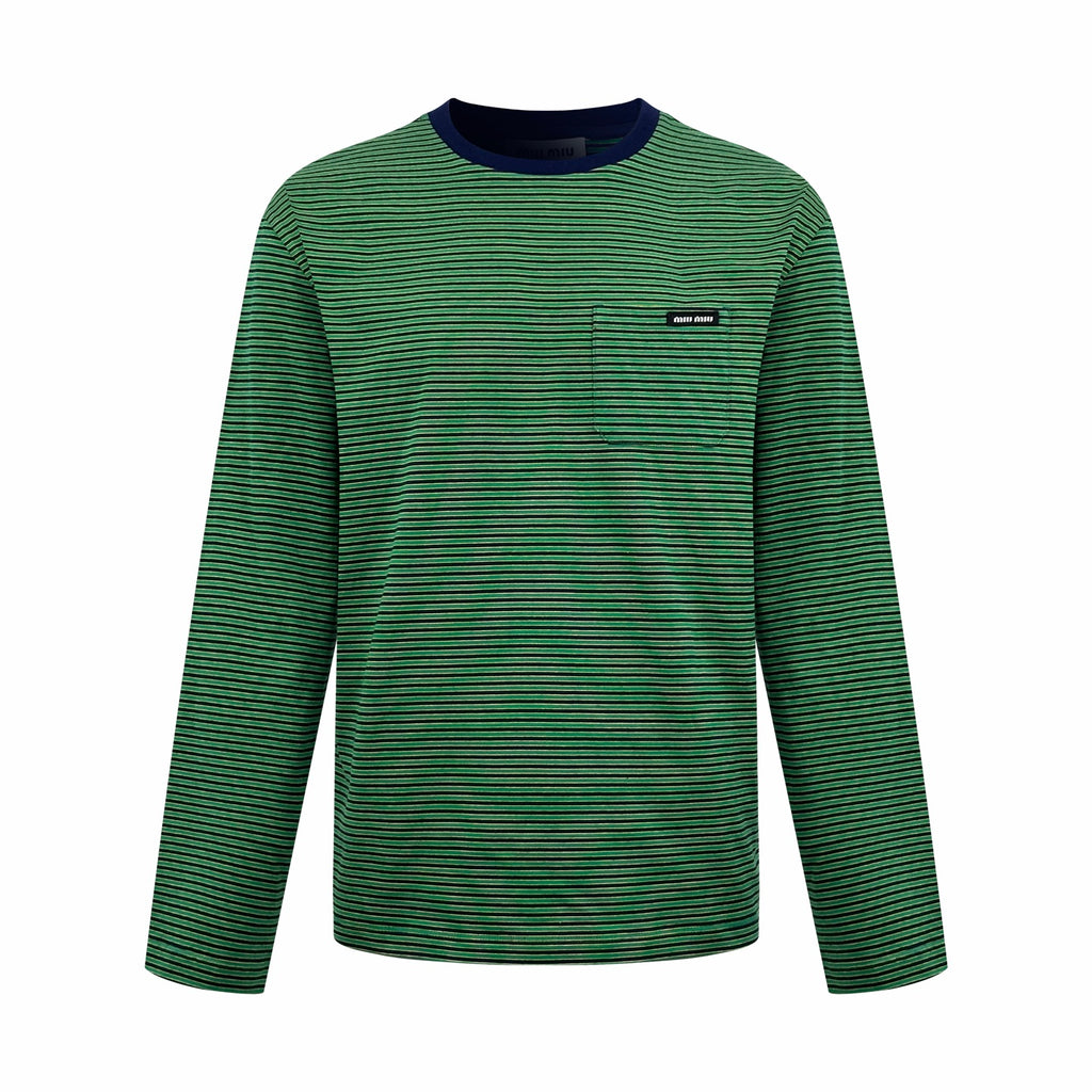 2026 Women's GS Logo Striped Long-Sleeved (FF816)