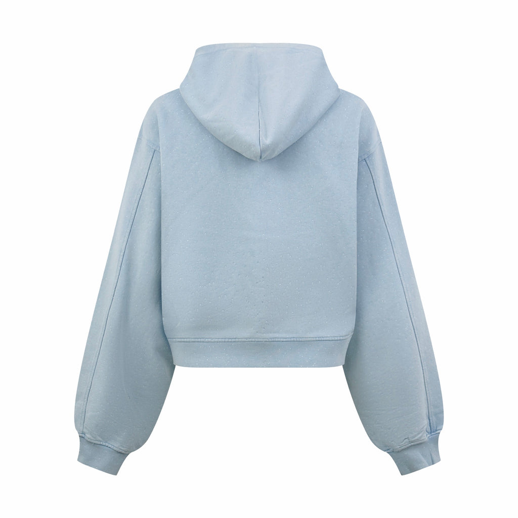 2026 Women's GS Embroidered Crystal Zipper Coat (DD171)