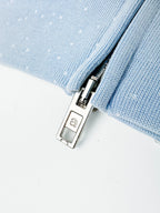 2026 Women's GS Embroidered Crystal Zipper Coat (DD171)