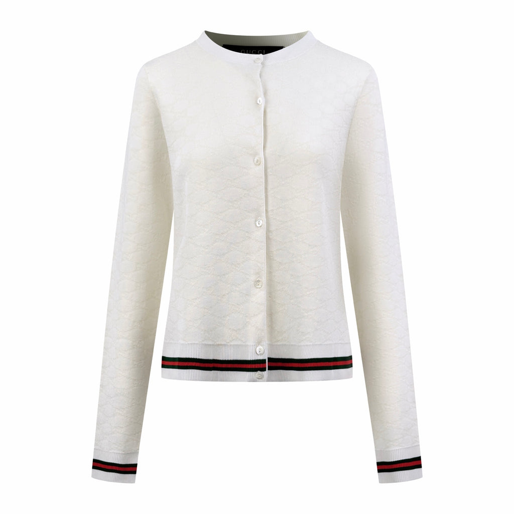2026 Women's GS Full-Print Jacquard Sweater Blazer (DD183)