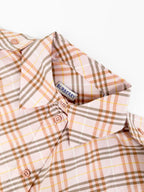 2026 Women's GS Check Blouse-style Dress (DD165)