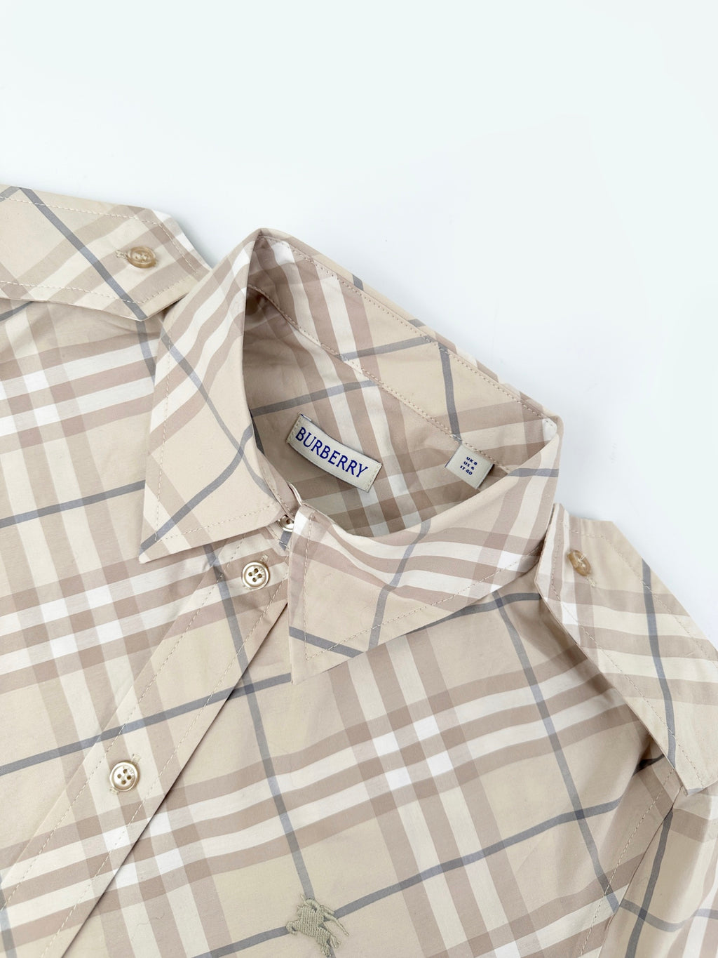 2026 Women's GS Embroidered Checkered Shirt-style Dress (DD180)