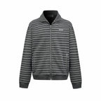2026 Women's GS Logo Striped Zip-Up Coat (FF820)