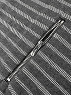 2026 Women's GS Logo Striped Zip-Up Coat (FF820)