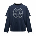 2026 Women's GS Vintage Logo Fake Two-Piece Long-Sleeved (FF836)