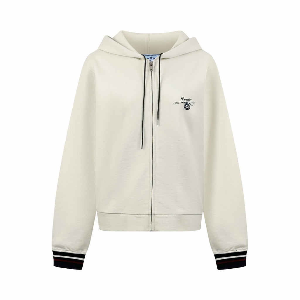 2026 Women's GS Printed Hooded Zip-Up Coat (FF772)