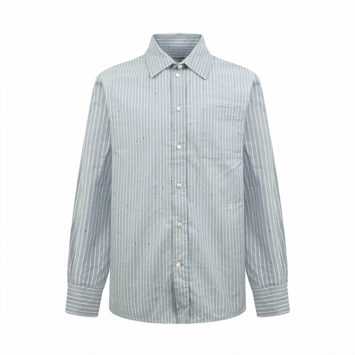 2026 Women's GS Double C Embroidered Striped Shirt (FF804)