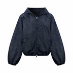 2026 Women's GS Logo Hollowed-out Hooded Jacket (DD175)