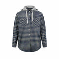 2026 Women's GS Check Pattern Hooded Coat (EE453)