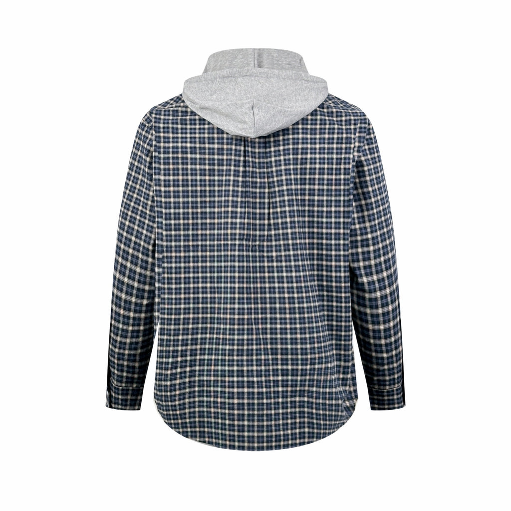 2026 Women's GS Check Pattern Hooded Coat (EE453)