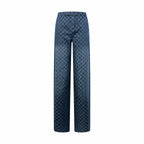 2026 Women's GS All-Over Jacquard Print Pants (DD163)