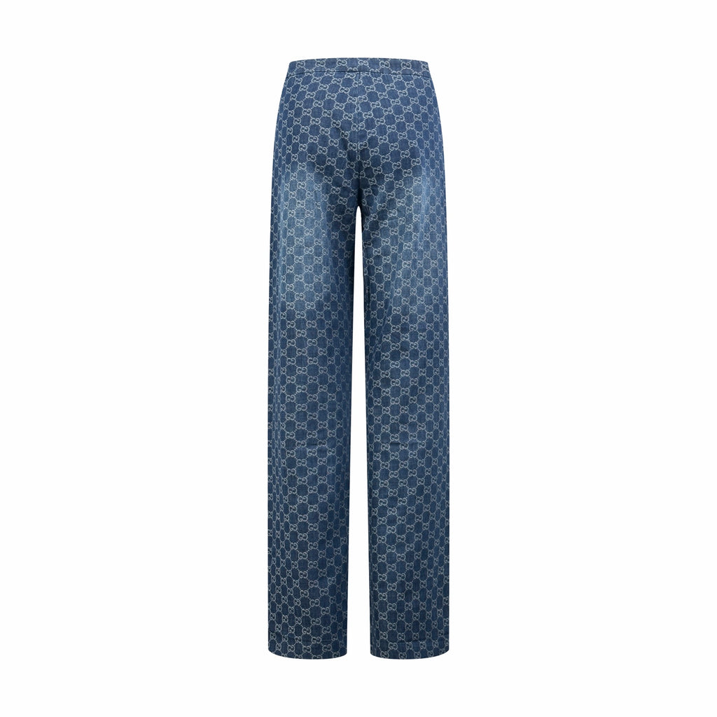 2026 Women's GS All-Over Jacquard Print Pants (DD163)