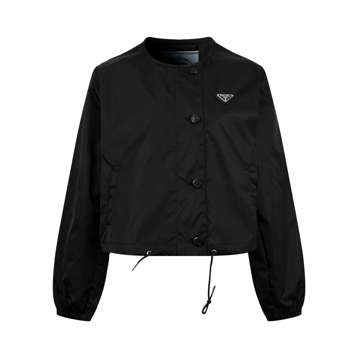 2026 Women's GS Triangle Mark Drawstring Round Neck Jacket (FF838)