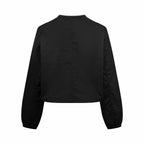 2026 Women's GS Triangle Mark Drawstring Round Neck Jacket (FF838)