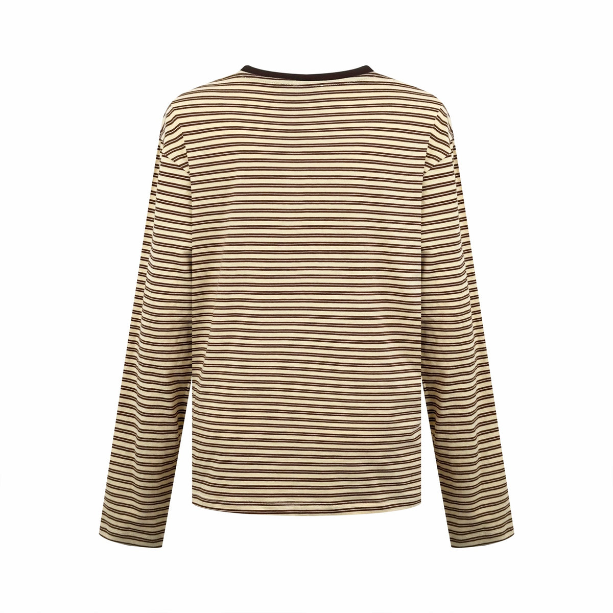 2026 Women's GS Logo Striped Henry Collar Long Sleeve (FF845)