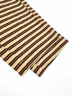 2026 Women's GS Logo Striped Henry Collar Long Sleeve (FF845)