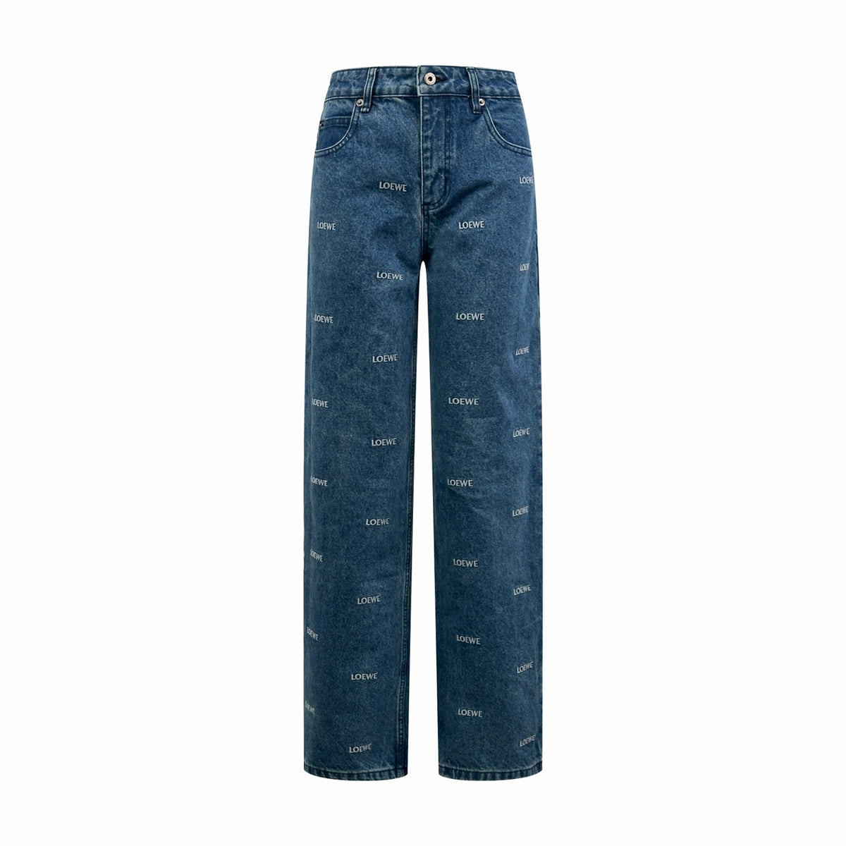2026 Women's GS Denim Pants with Embroidered Logo (EE455)