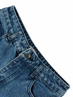 2026 Women's GS Denim Pants with Embroidered Logo (EE455)