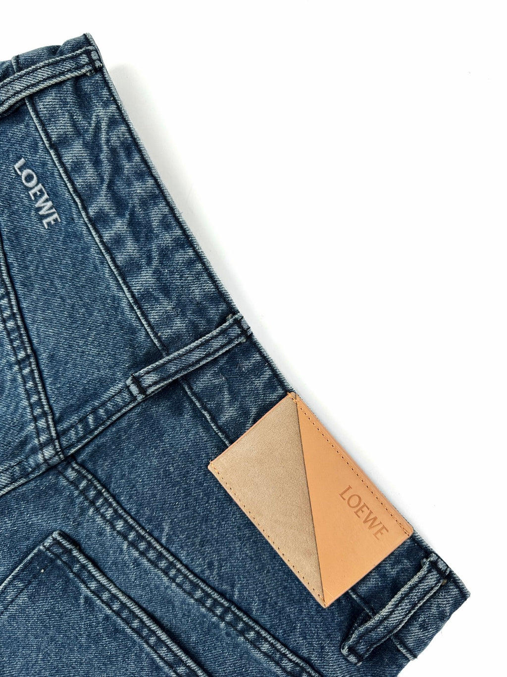 2026 Women's GS Denim Pants with Embroidered Logo (EE455)