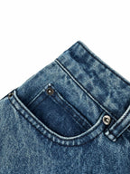 2026 Women's GS Denim Pants with Embroidered Logo (EE455)