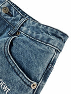 2026 Women's GS Denim Pants with Embroidered Logo (EE455)