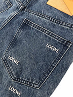 2026 Women's GS Denim Pants with Embroidered Logo (EE455)