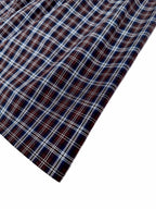 2026 Women's GS Logo Checkered Long-Sleeved Dress (FF848)