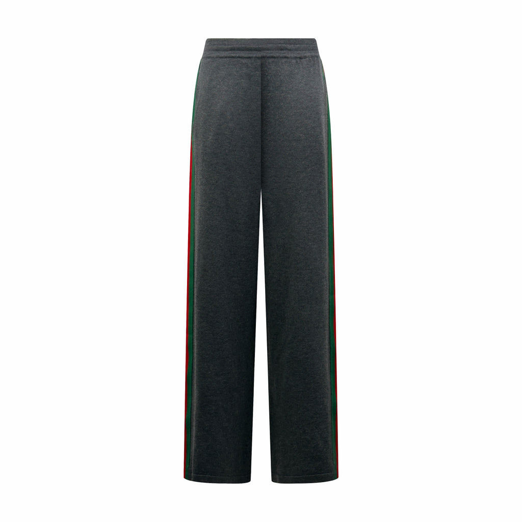 2026 Women's GS Color-Matched Striped Wool Pants (DD205)