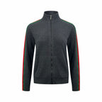 2026 Women's GS Color-Matched Striped Wool Coat (DD204)