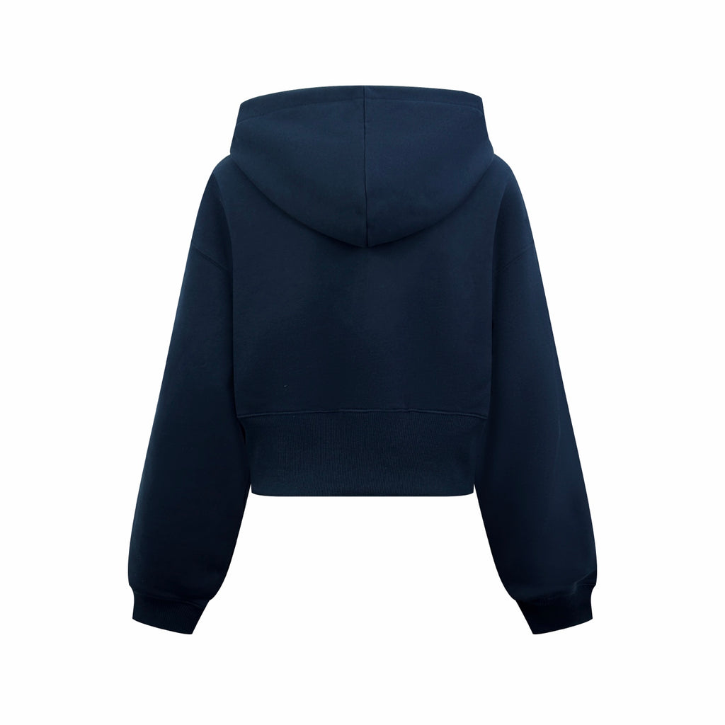 2026 Women's GS Embroidered Zippered Hooded Coat (FF818)