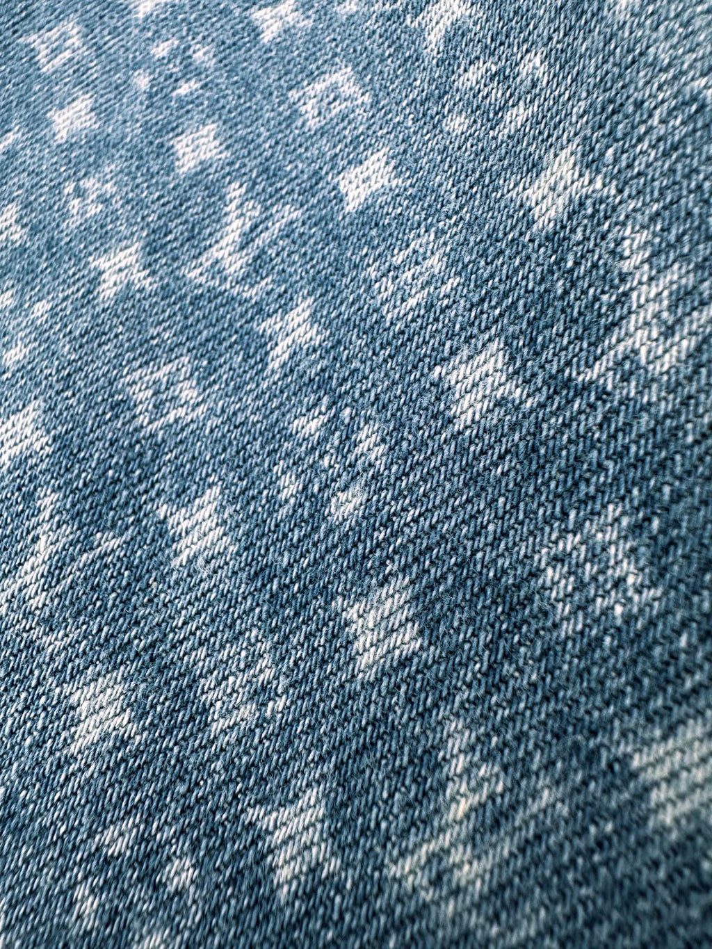 2026 Women's GS Label Full Print Denim Short Shirt (EE454)