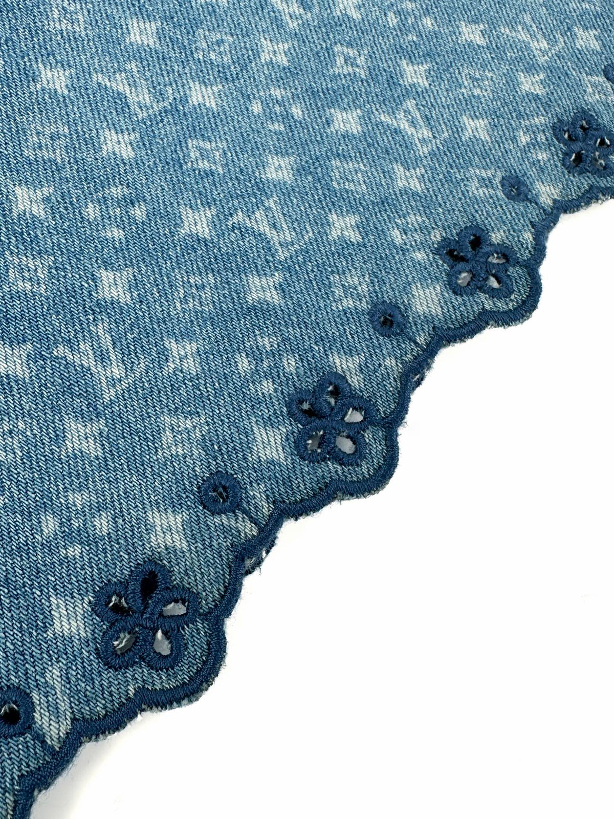 2026 Women's GS Label Full Print Denim Dress (EE451)