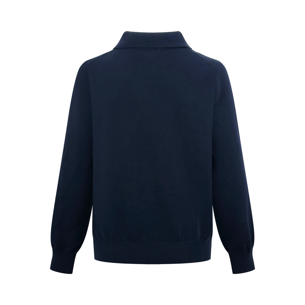 2026 New Model GS Logo Polo Sweater (AA1031-B10)