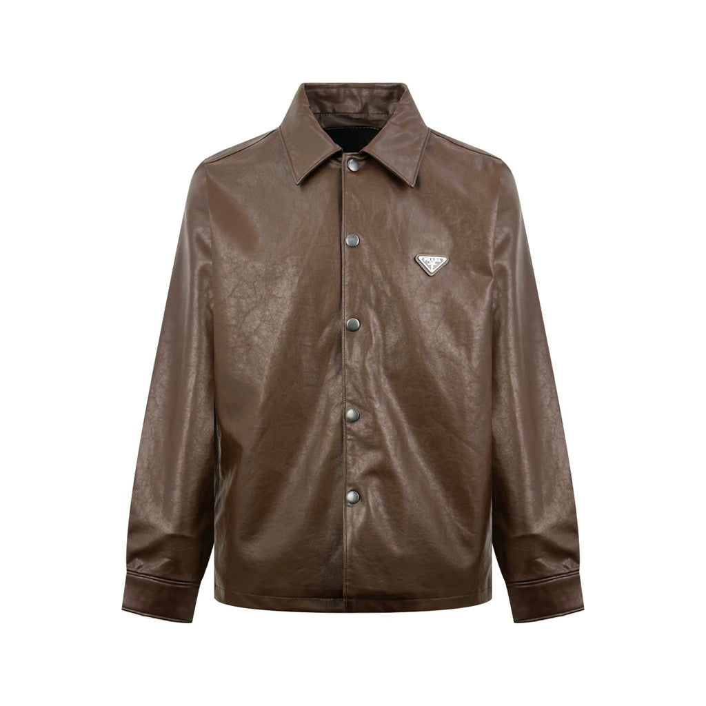 2026 New Model GS Single Button Leather Jacket (CC7043-C05)