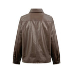 2026 New Model GS Single Button Leather Jacket (CC7043-C05)
