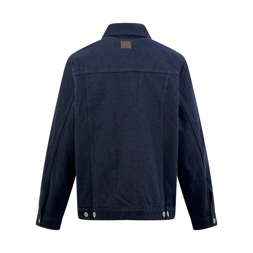 2026 New Model GS Logo Printed Denim Jacket (AA1042-B80)