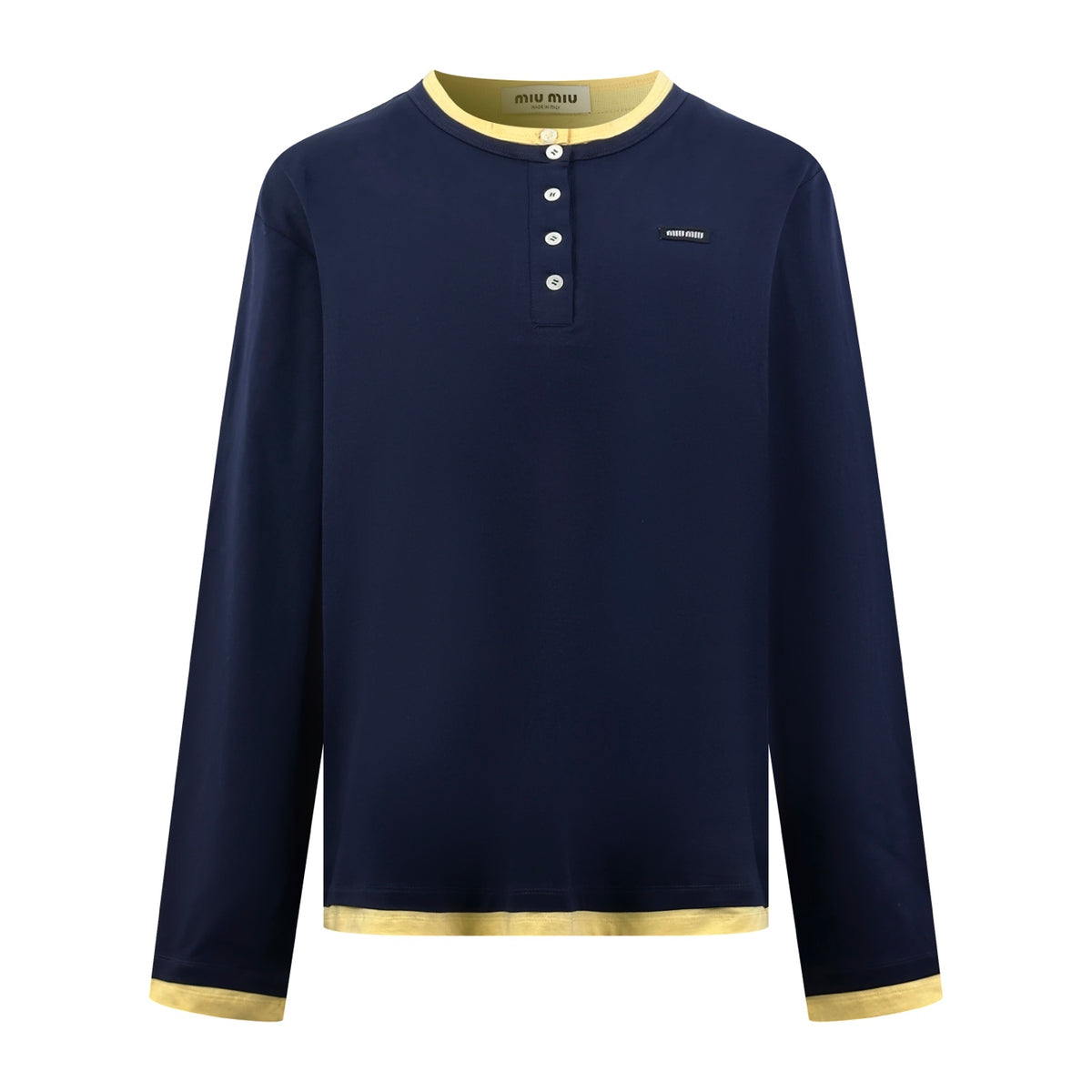 2026 New Model GS Logo Henry Long Sleeve Shirt (CC7045-A75)