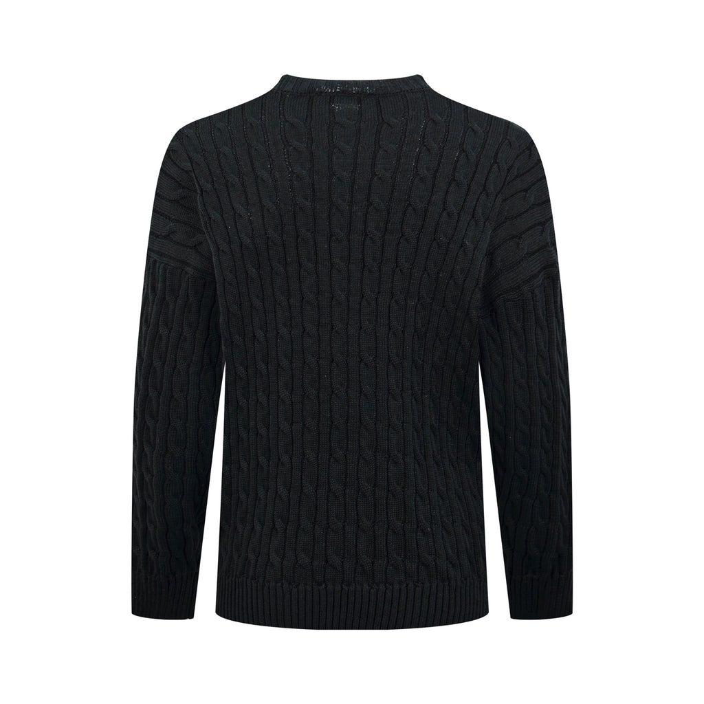2026 New Model GS Embroidered Twisted Knit Sweater (CC7032-B20)