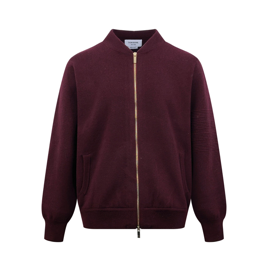 2026 New GS Striped Zip-Up Sweater Coat (AA1021-B90)