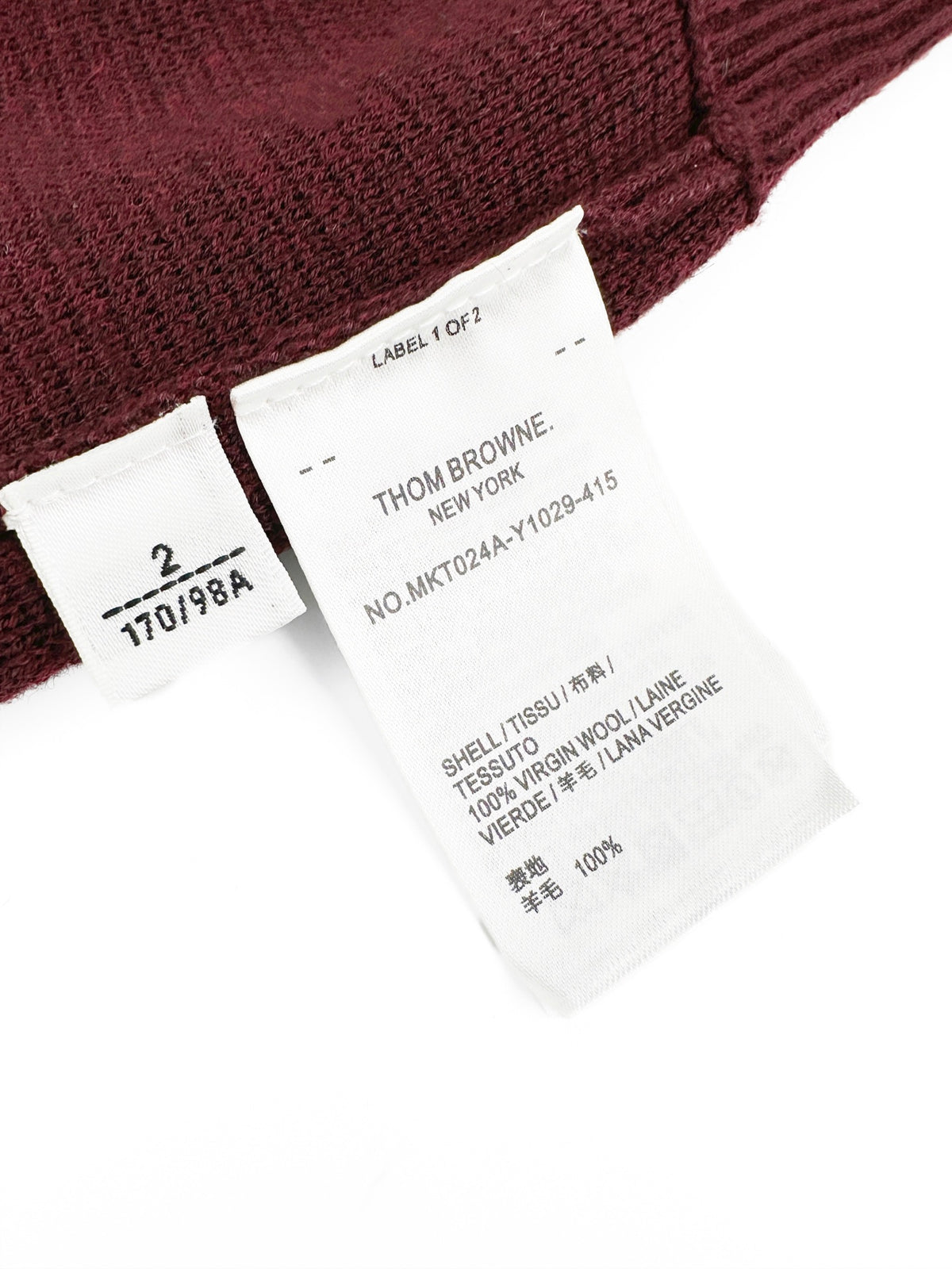 2026 New GS Striped Zip-Up Sweater Coat (AA1021-B90)