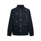 2026 New Model GS Embroidered Logo Denim Jacket (BB4050-C00)