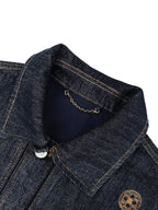 2026 New Model GS Embroidered Logo Denim Jacket (BB4050-C00)