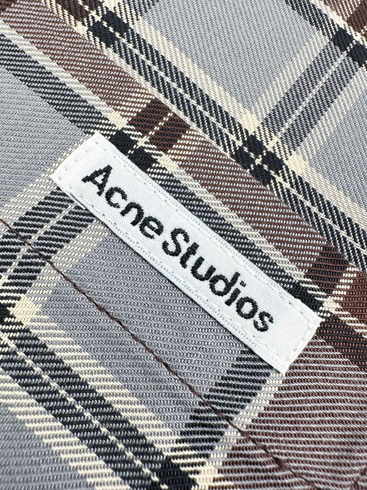 2026 New Model GS Logo Embroidered Checkered Shirt (CC7026-B60)