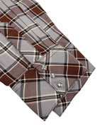 2026 New Model GS Logo Embroidered Checkered Shirt (CC7026-B60)