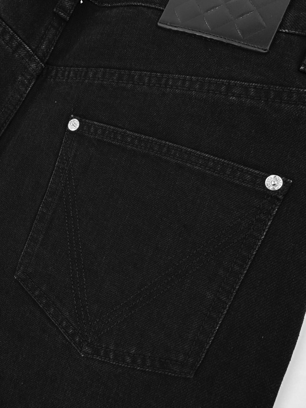 2026 New GS Knitted Leather Flared Jeans (AA1058-B75)