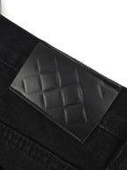 2026 New GS Knitted Leather Flared Jeans (AA1058-B75)