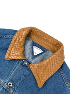 2026 new GS woven leather denim jacket (BB4040-C80)